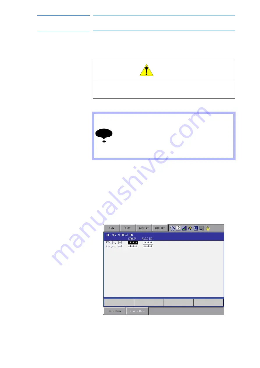 YASKAWA MOTOMAN DX100 Operator'S Manual Download Page 351