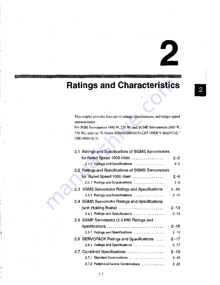 YASKAWA S Series User Manual Download Page 22