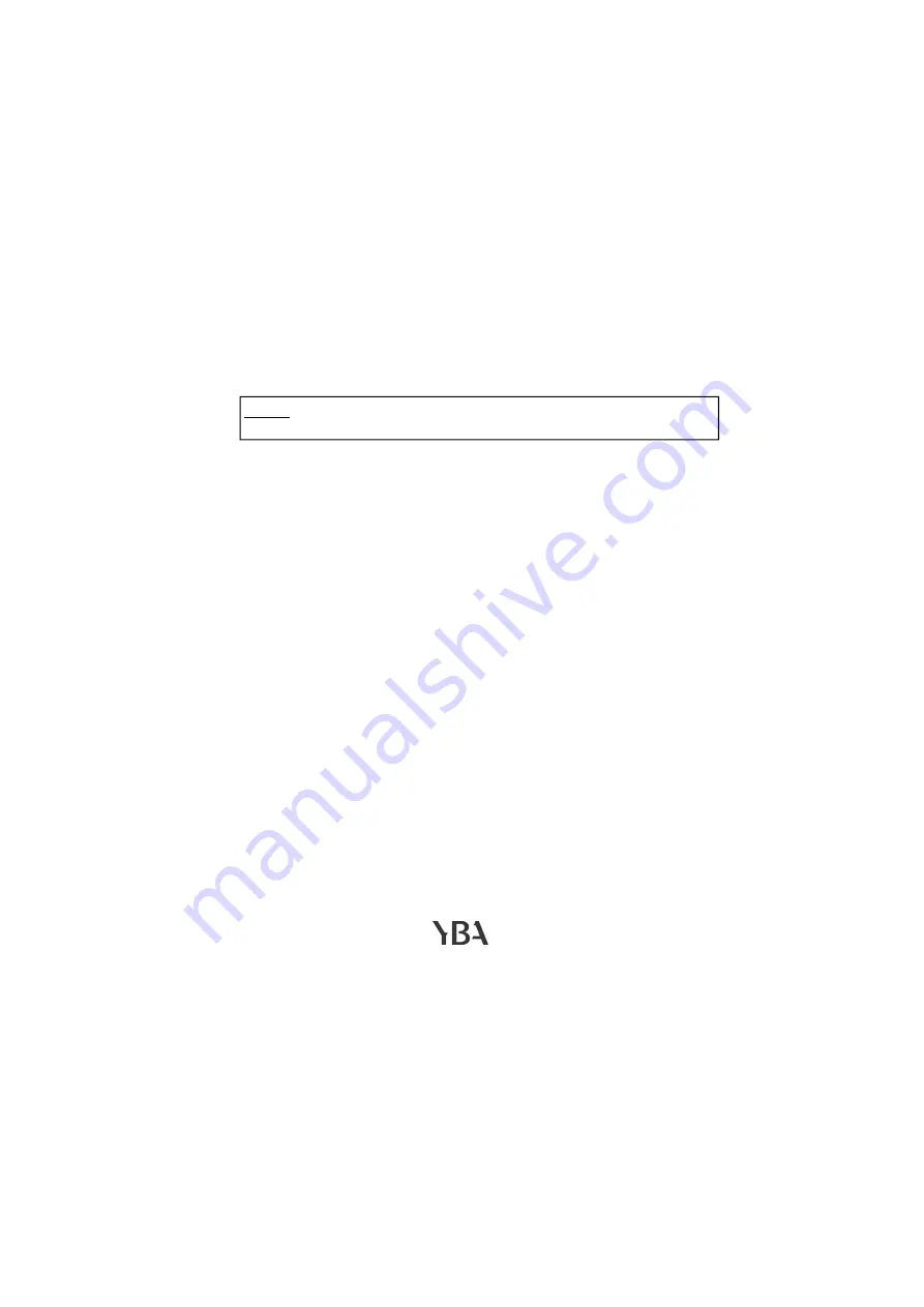 YBA DESIGN WA202 User Manual Download Page 12