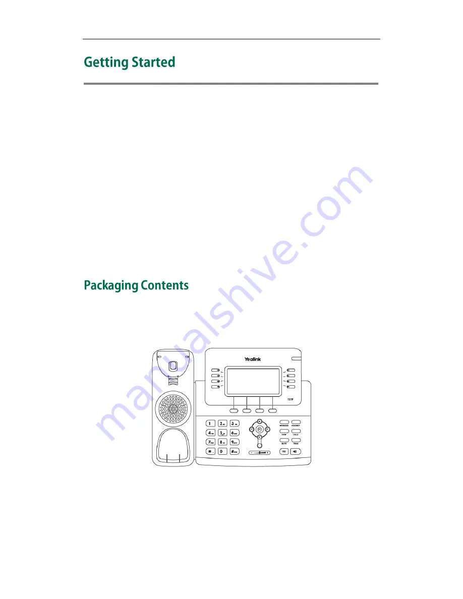 Yealink SIP-T27P User Manual Download Page 21