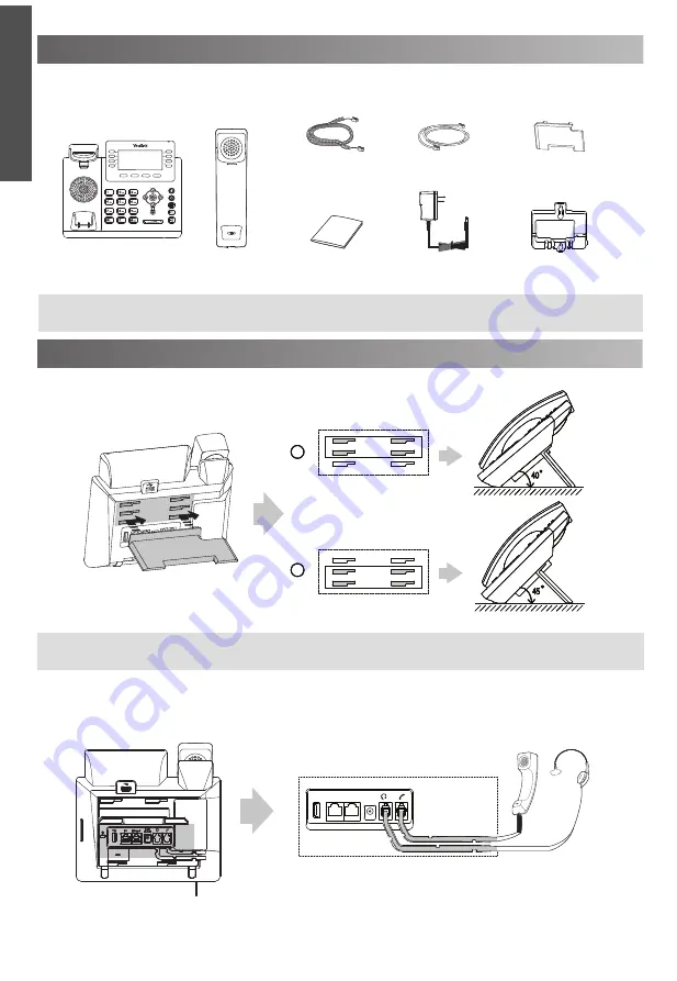 Yealink SIP-T44U Quick Start Manual Download Page 2