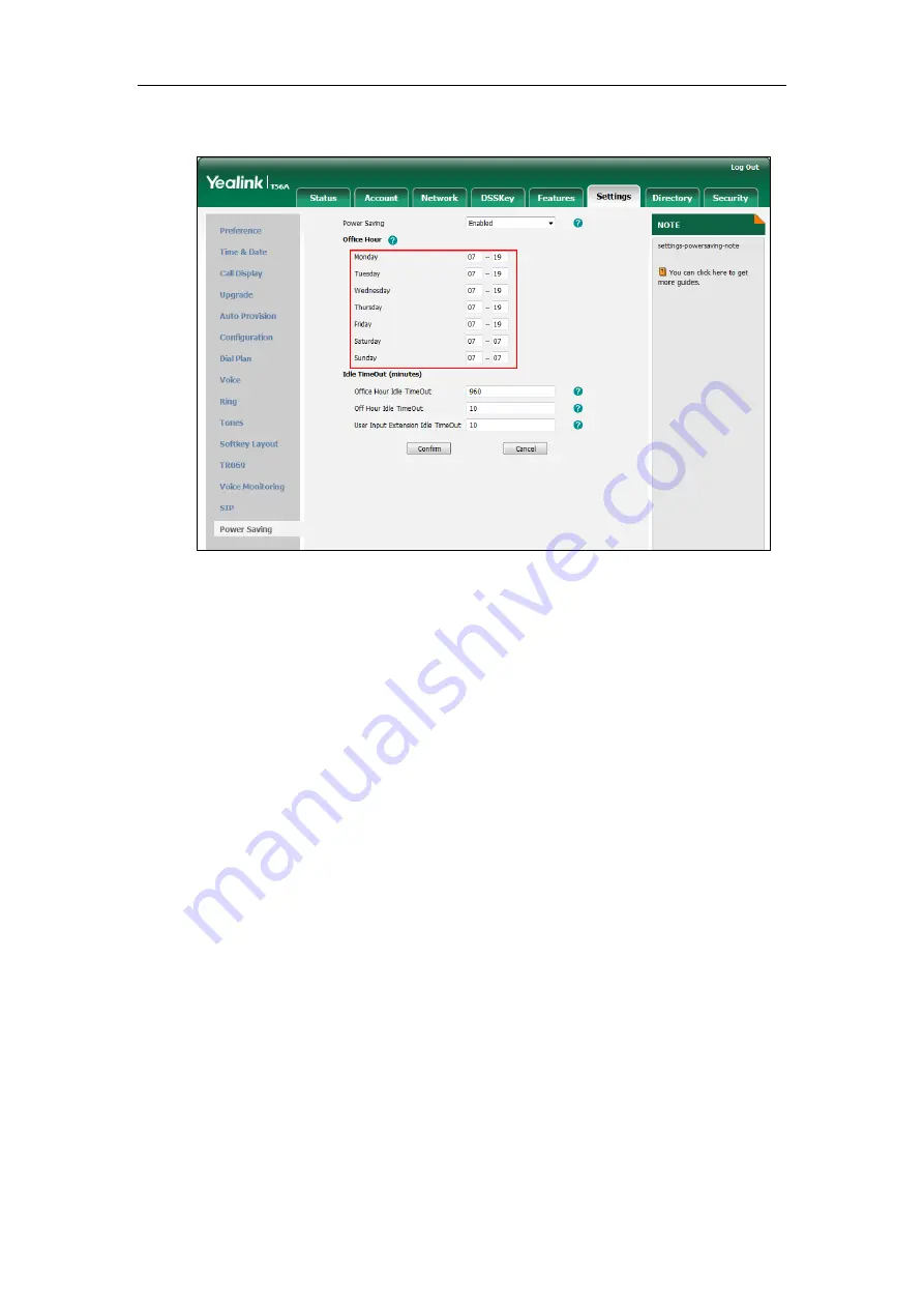 Yealink SIP-T56A User Manual Download Page 75