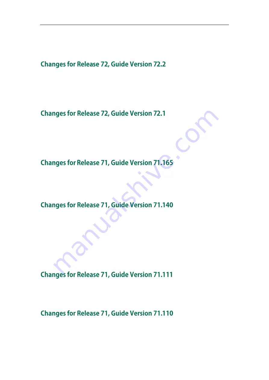 Yealink SIP VP-T49G Developer'S Manual Download Page 8