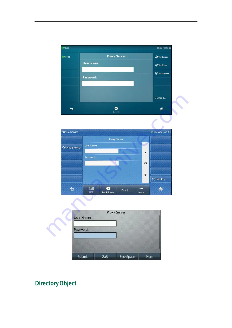 Yealink SIP VP-T49G Developer'S Manual Download Page 48