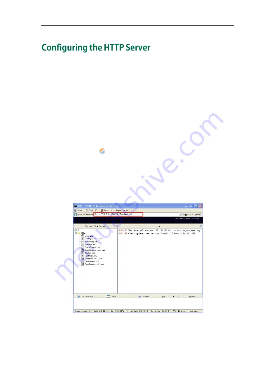 Yealink SIP VP-T49G Developer'S Manual Download Page 95