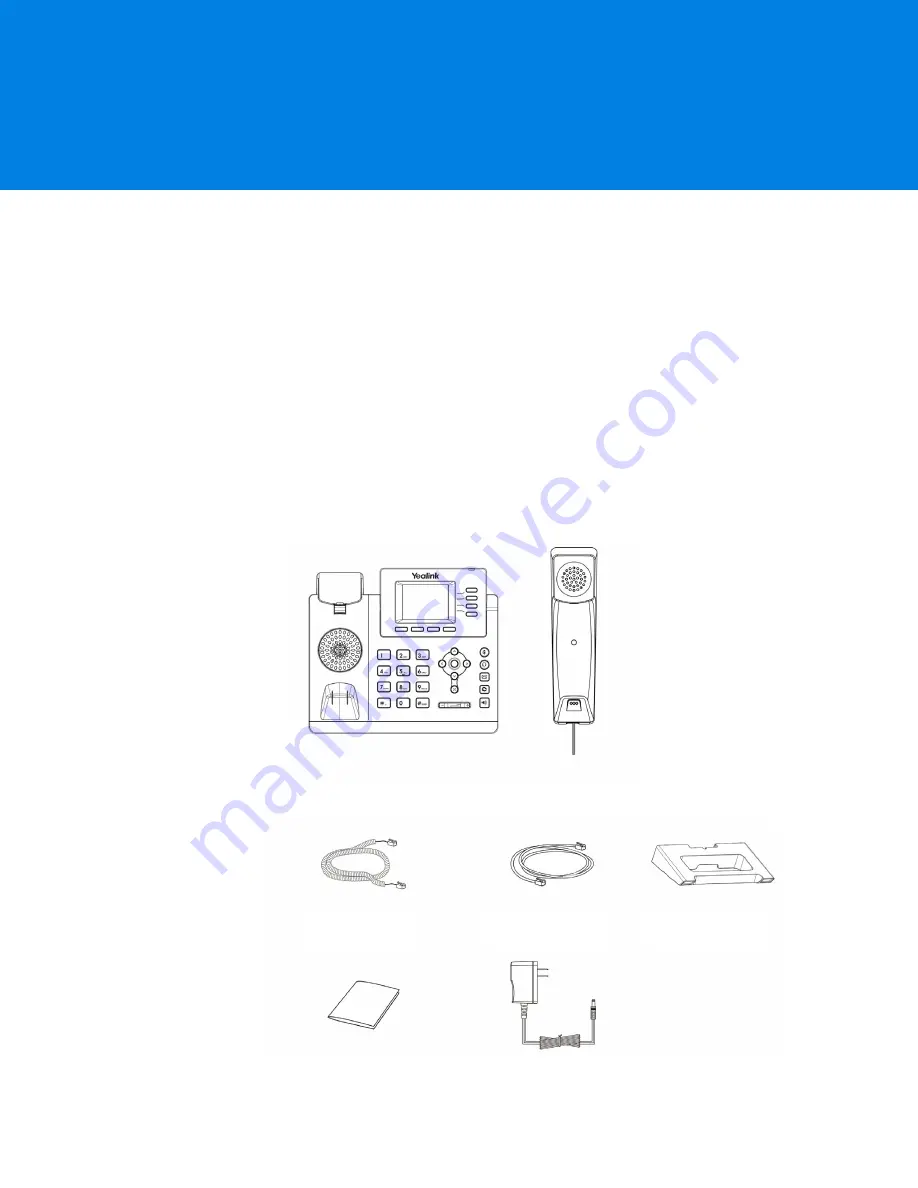 Yealink T33G Quick Start Manual Download Page 2