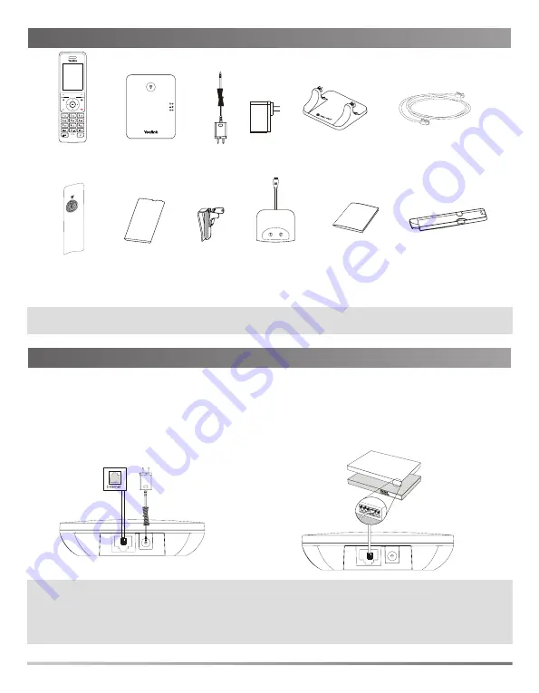 Yealink W76P Quick Start Manual Download Page 3