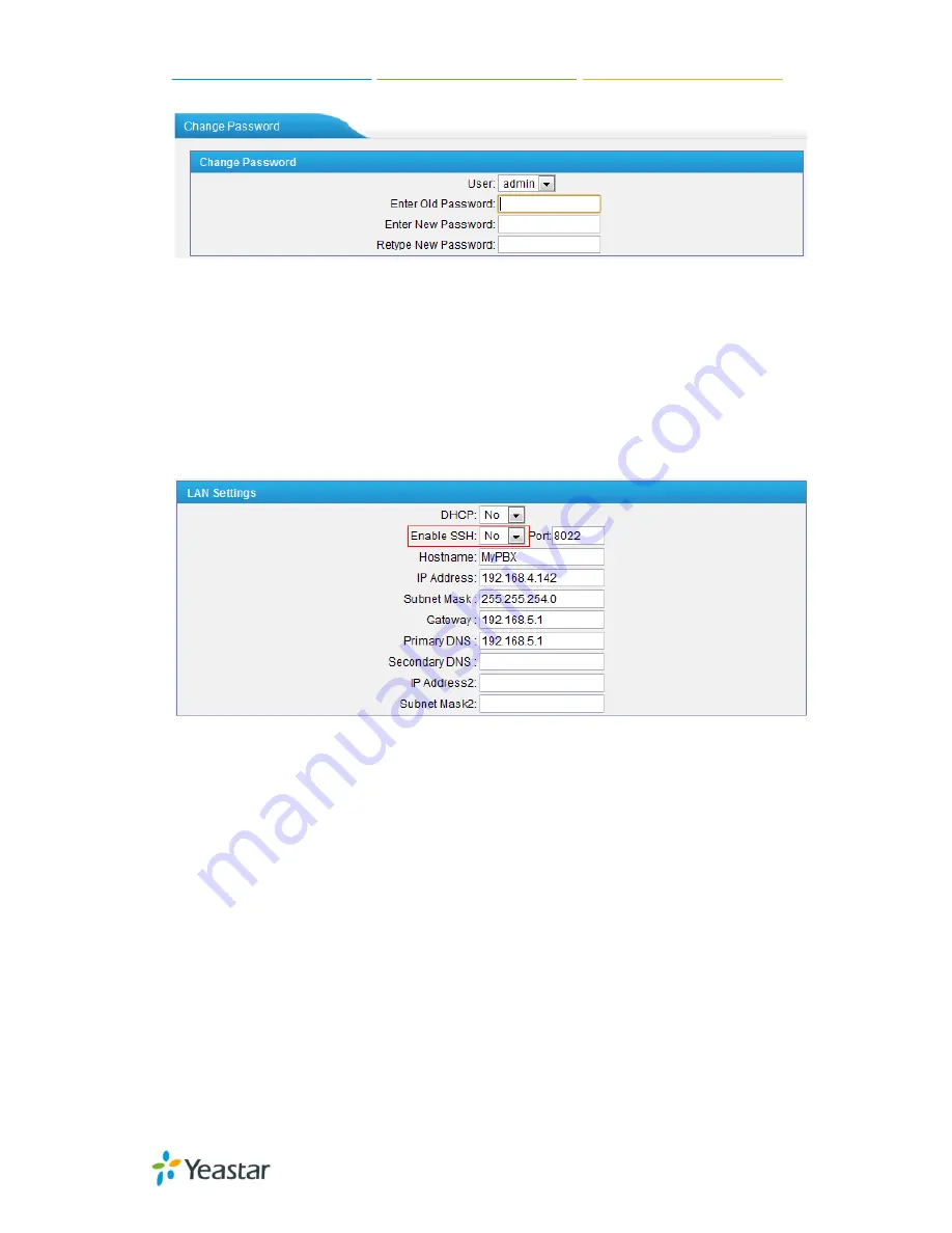 Yeastar Technology MyPBX U100 Administrator'S Manual Download Page 163