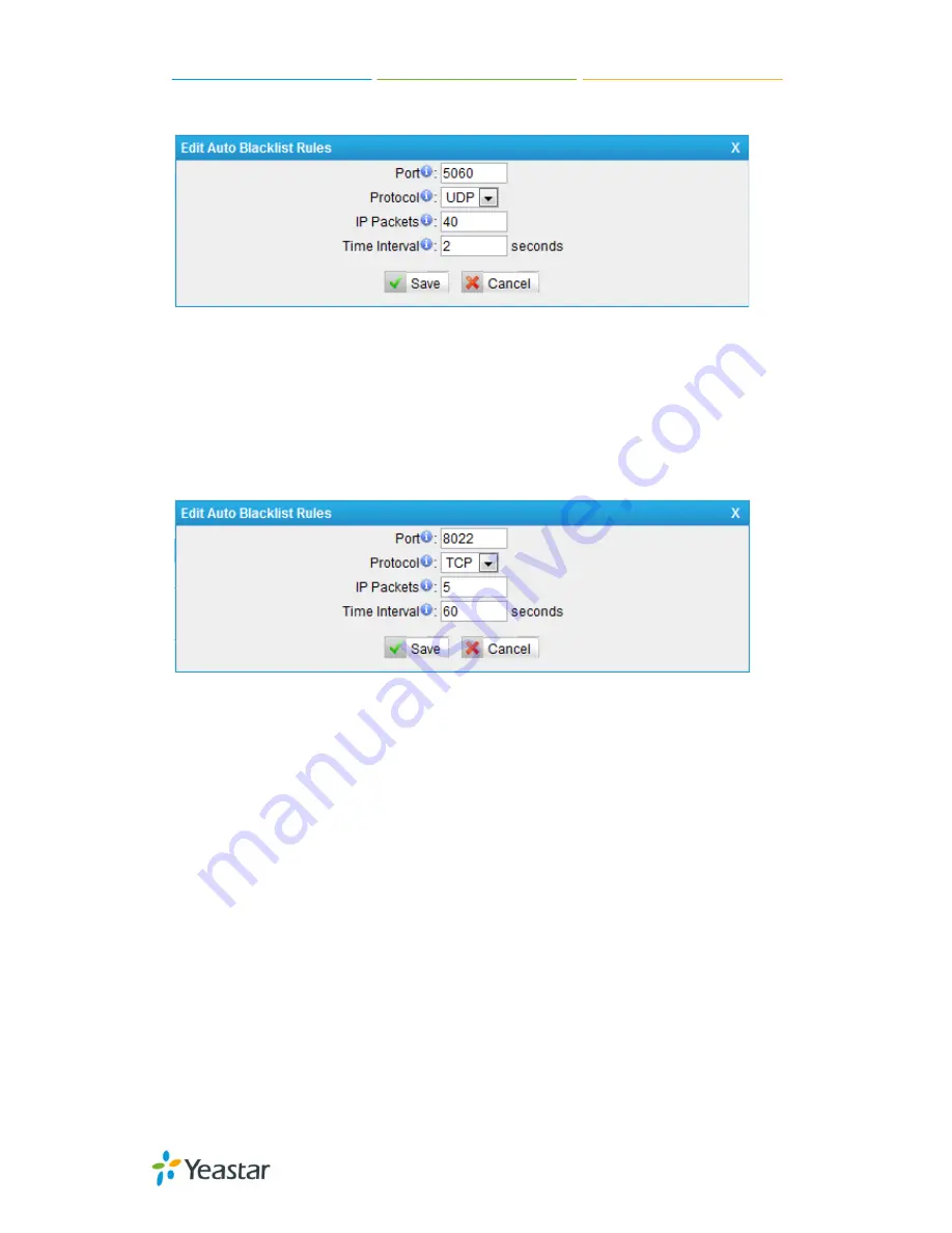 Yeastar Technology MyPBX U100 Administrator'S Manual Download Page 170