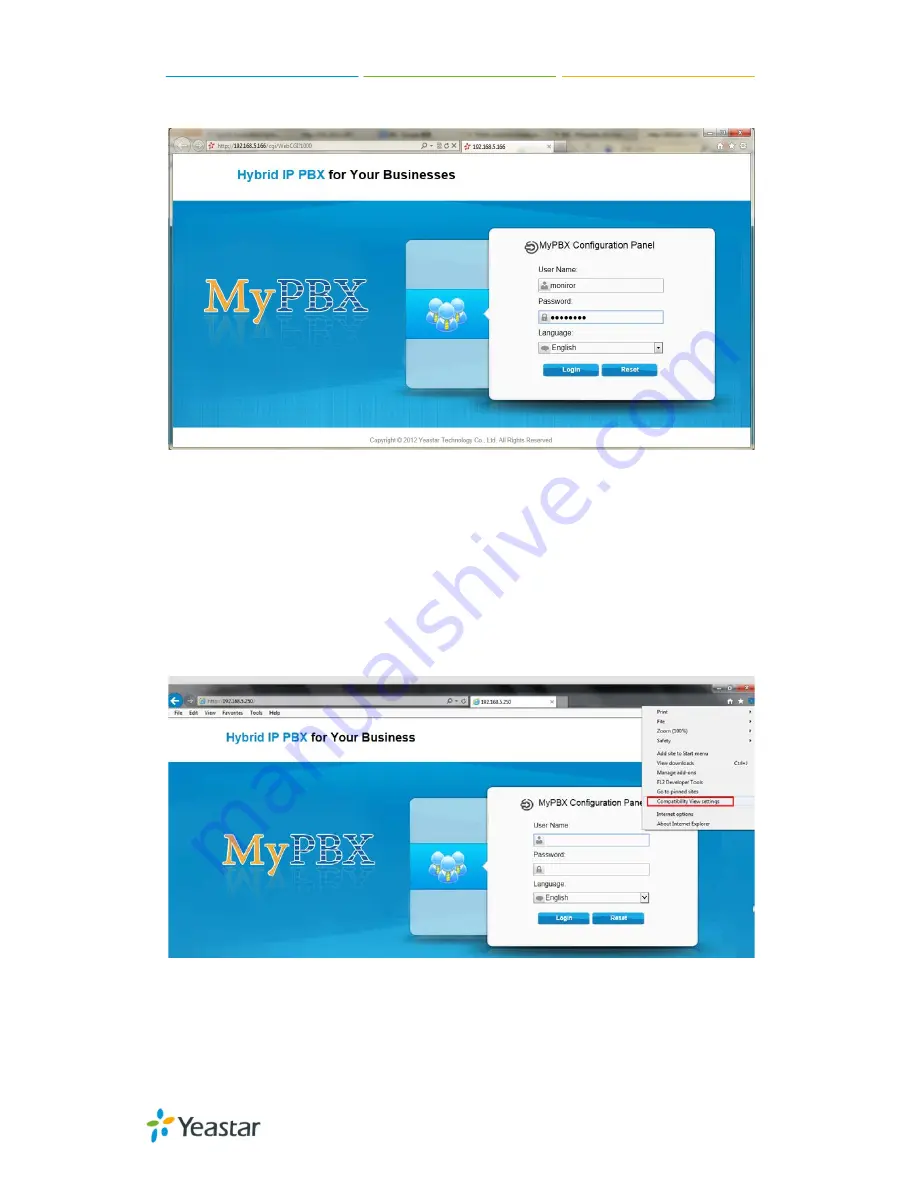 Yeastar Technology MyPBX U100 Administrator'S Manual Download Page 179