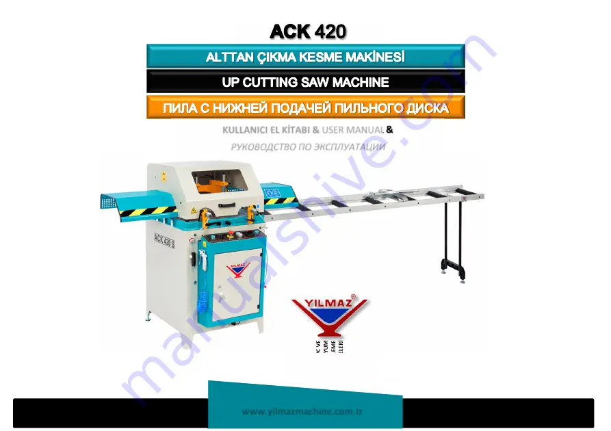 YILMAZ ACK 420 User Manual Download Page 1