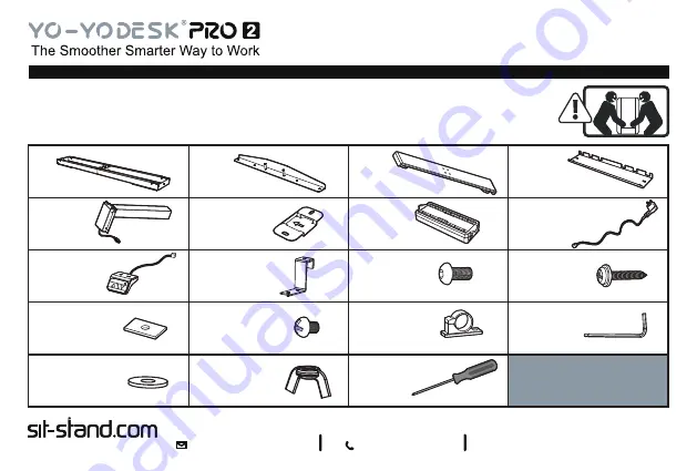 Yo-Yodesk PRO 2 Assembly Manual Download Page 5