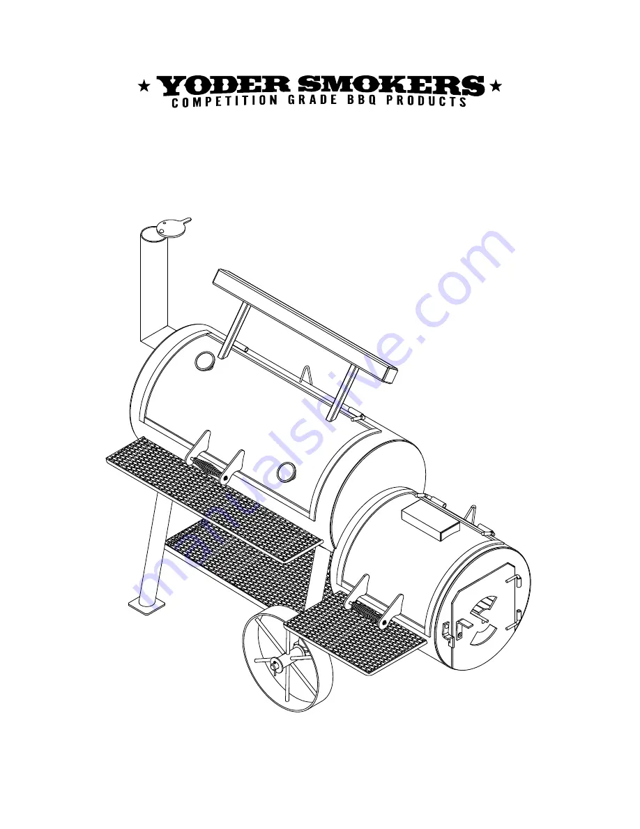 Yoder Smokers Backyard Smoker Operation Instructions Manual Download Page 1