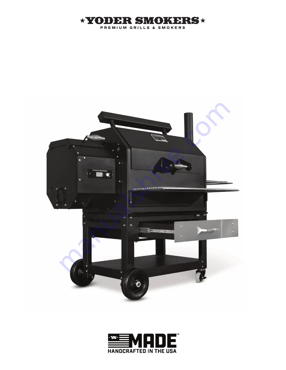 Yoder Smokers YS 480 Assembly And Installation Manual Download Page 1