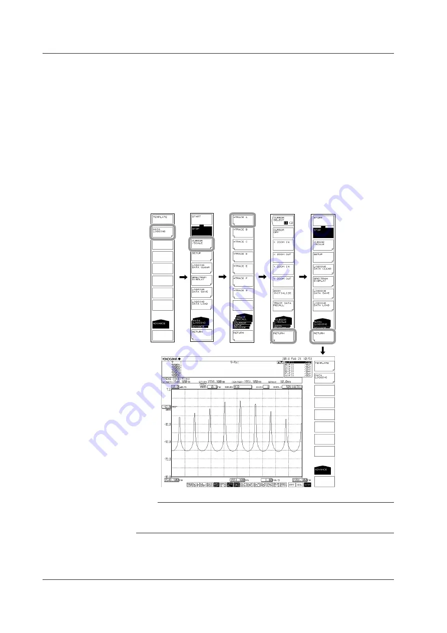 YOKOGAWA AQ6370D Скачать руководство пользователя страница 251