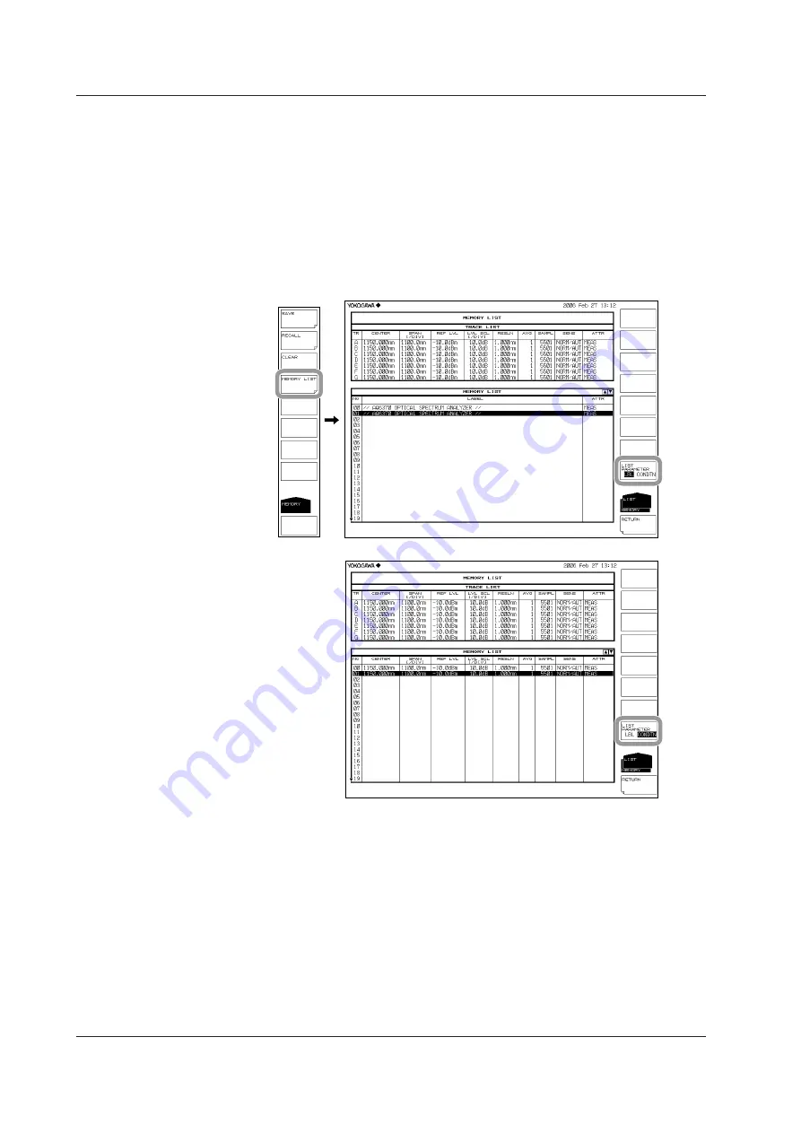 YOKOGAWA AQ6370D Скачать руководство пользователя страница 262