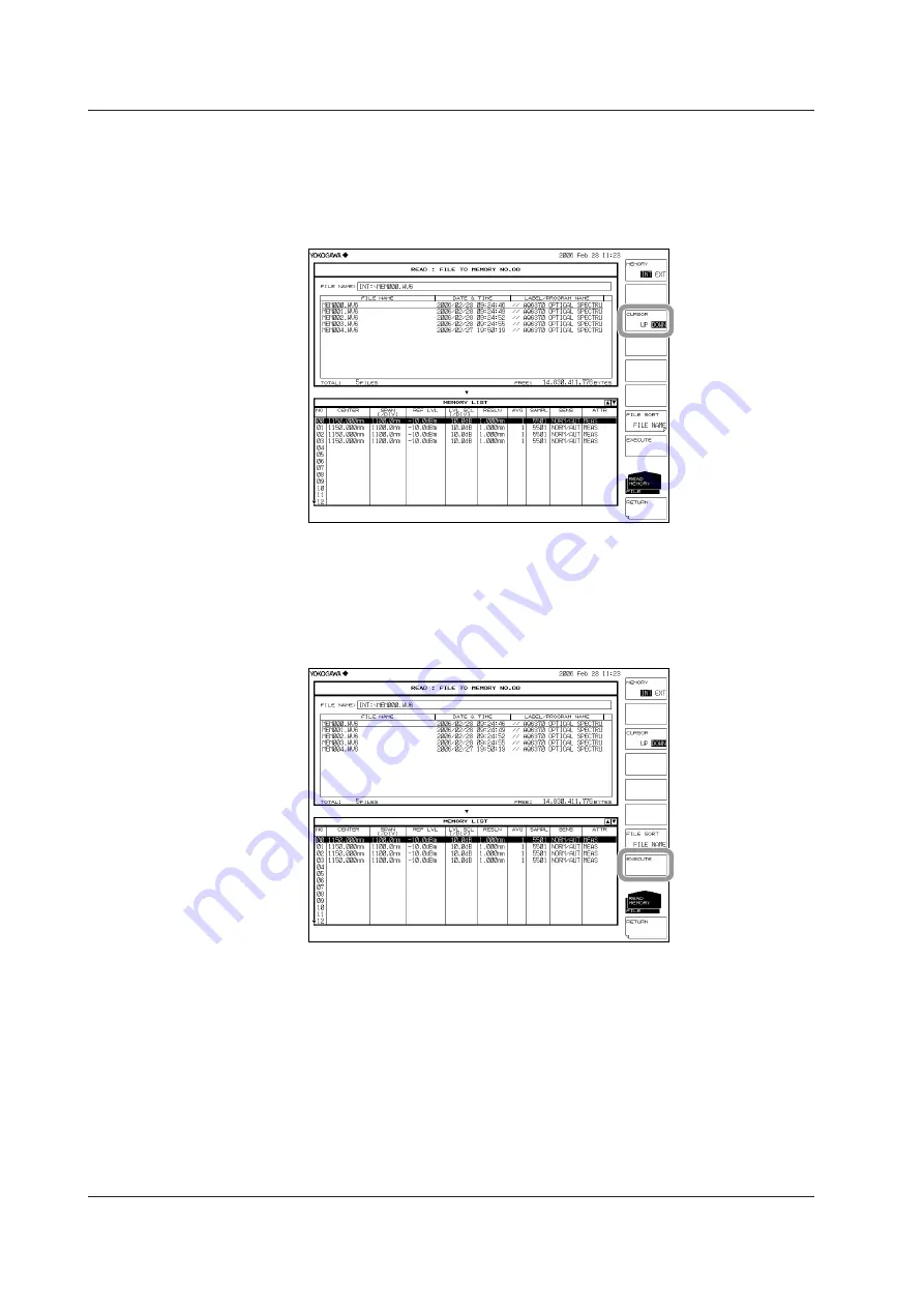 YOKOGAWA AQ6370D Скачать руководство пользователя страница 274