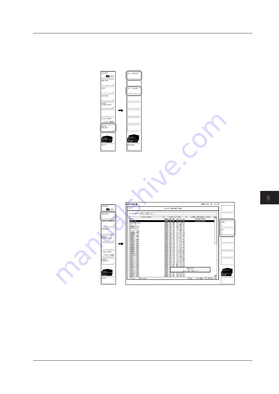 YOKOGAWA AQ6370D Скачать руководство пользователя страница 321