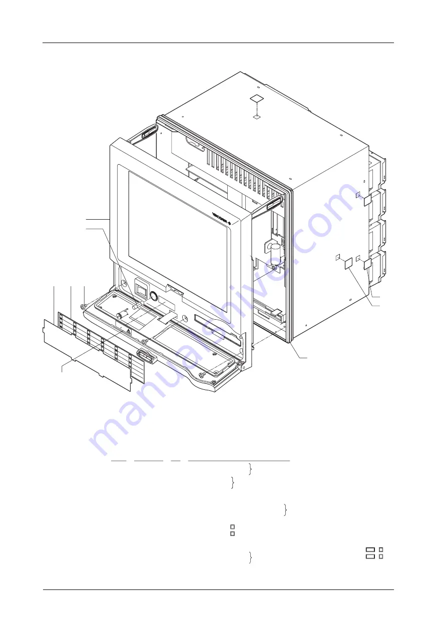 YOKOGAWA DAQSTATION DX100 Service Manual Download Page 35