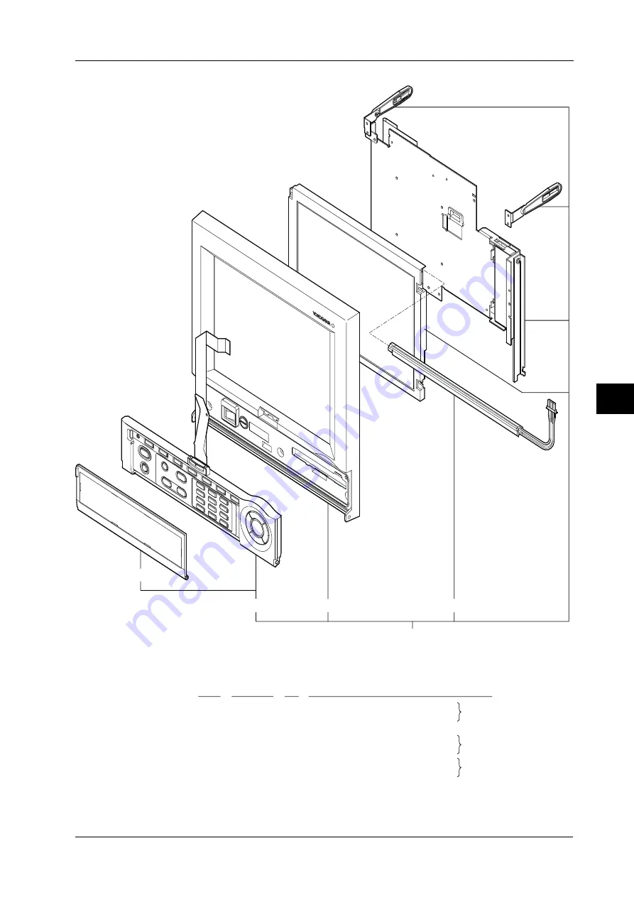 YOKOGAWA DAQSTATION DX100 Service Manual Download Page 38