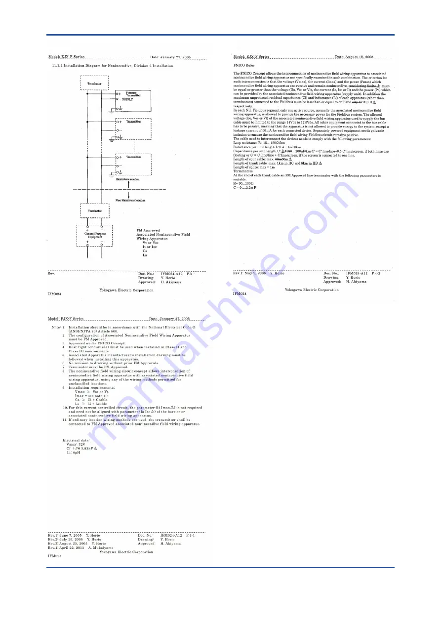 YOKOGAWA Dpharp EJX110A Installation Manual Download Page 11