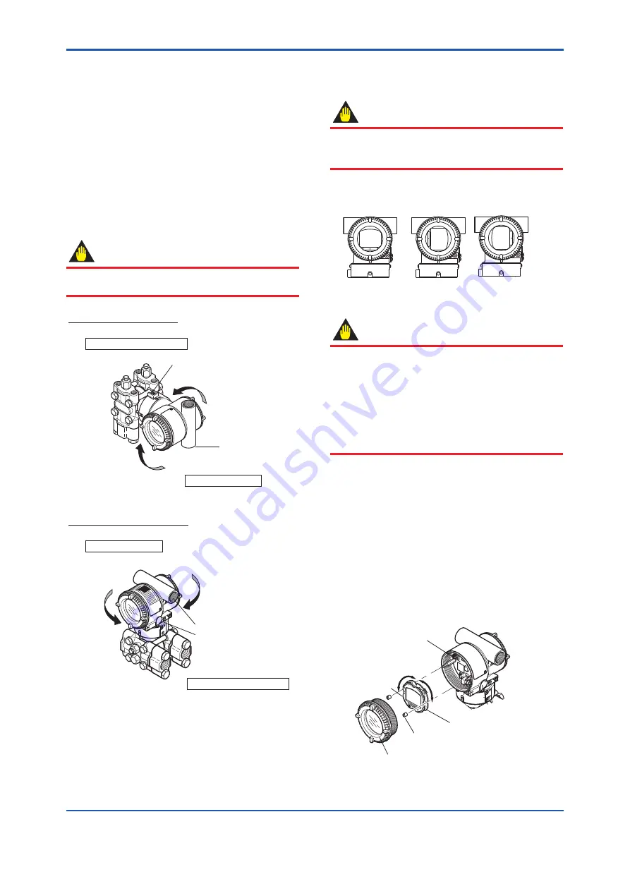 YOKOGAWA Dpharp EJX110A Installation Manual Download Page 35