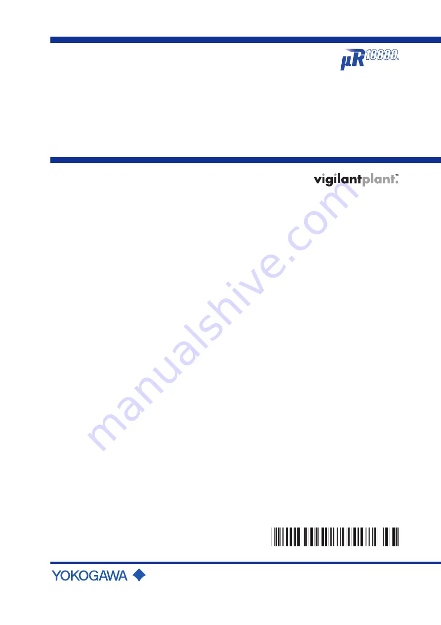 YOKOGAWA mR10000 436101 User Manual Download Page 1