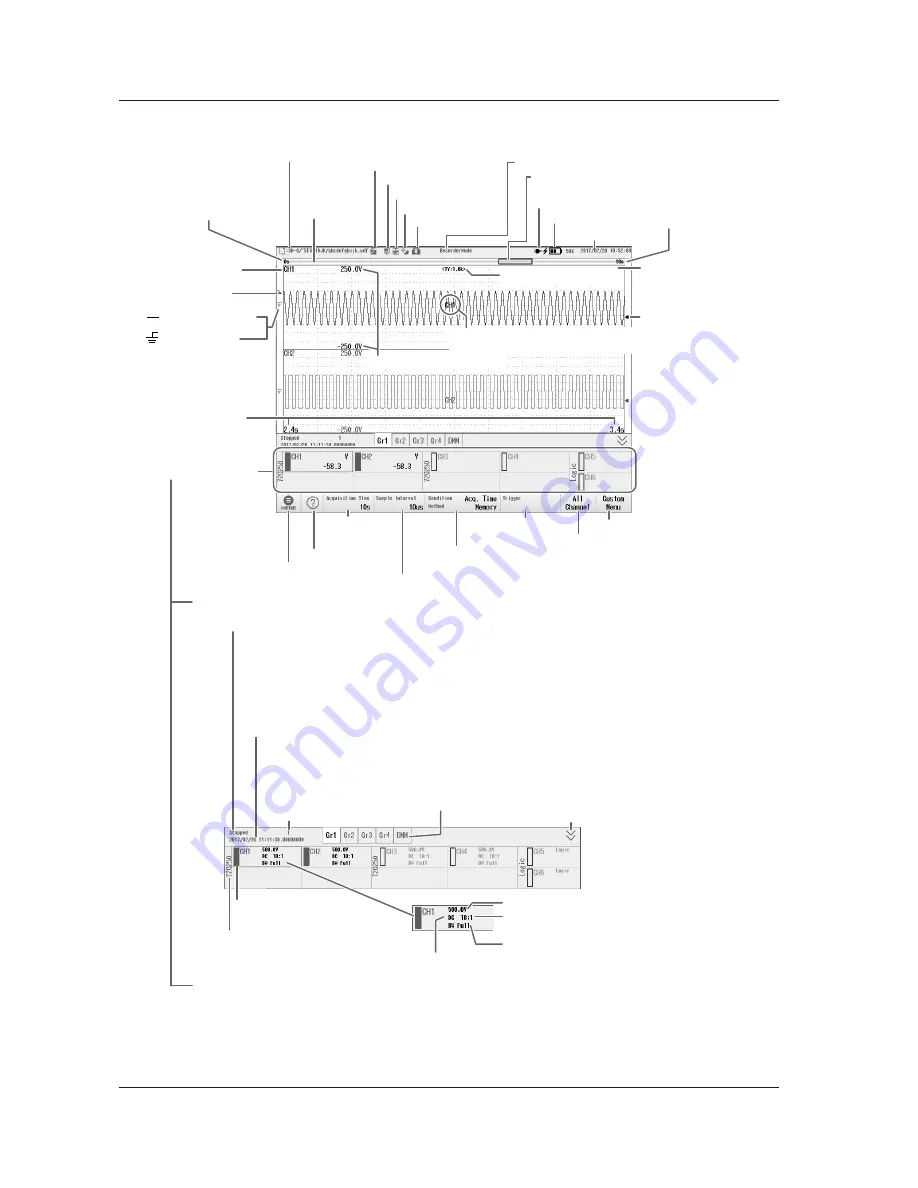 YOKOGAWA ScopeCorder DL350 Getting Started Manual Download Page 30