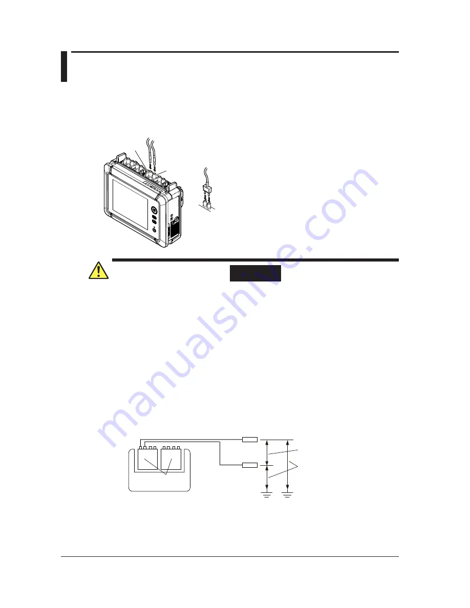 YOKOGAWA ScopeCorder DL350 Getting Started Manual Download Page 71