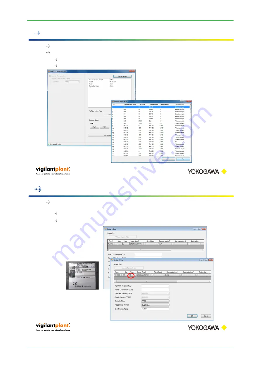 YOKOGAWA ys100 series Replacement Manual Download Page 8