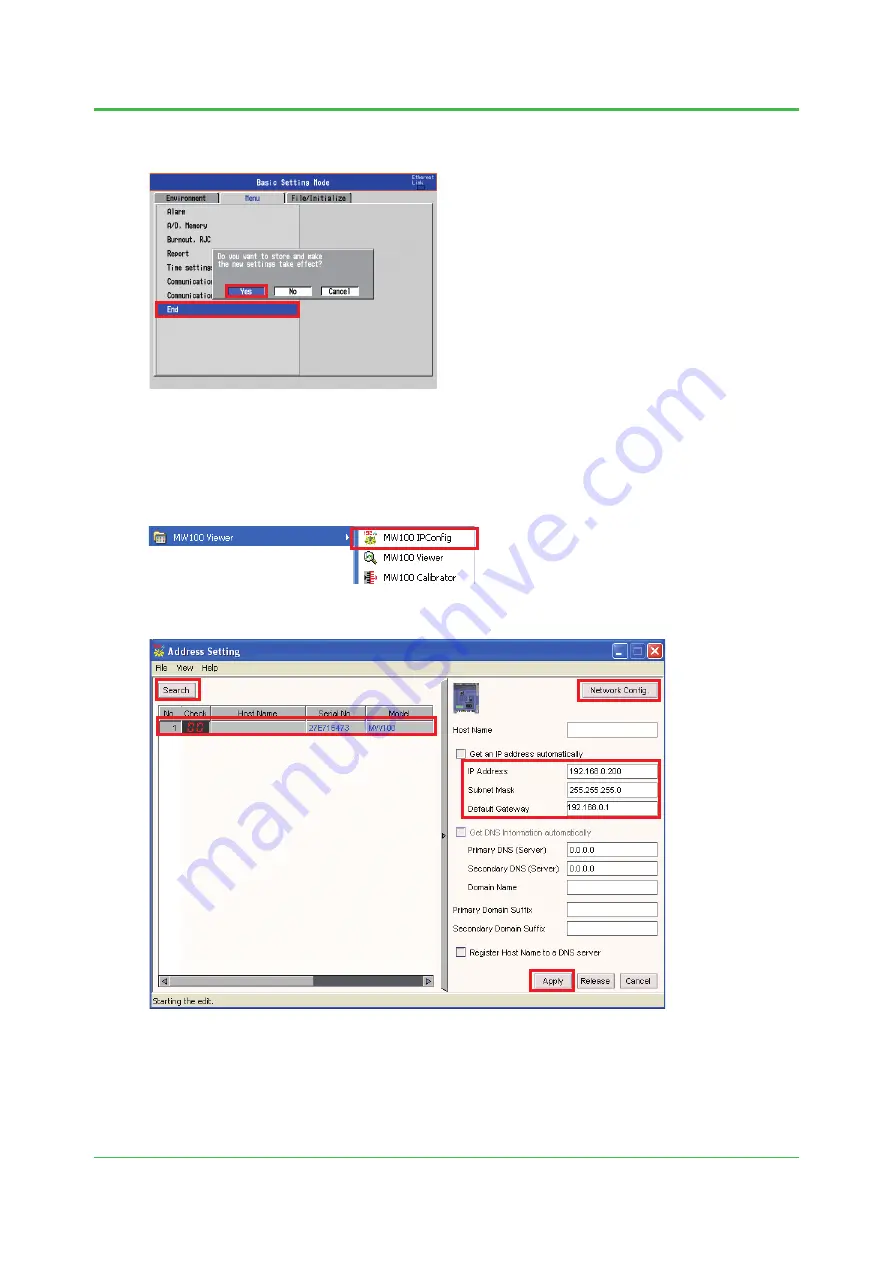 YOKOGAWA YTMX580 Startup Manual Download Page 8