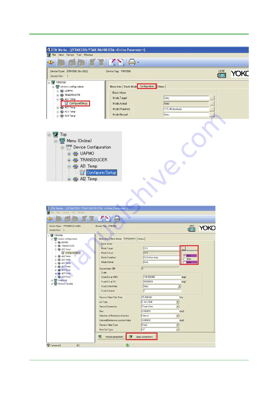 YOKOGAWA YTMX580 Startup Manual Download Page 13