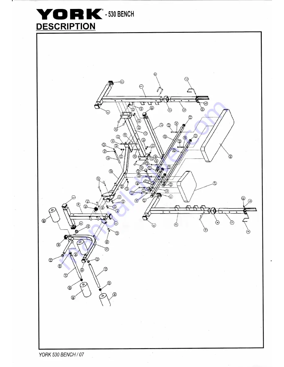 York Fitness 530 Instruction Manual Download Page 8