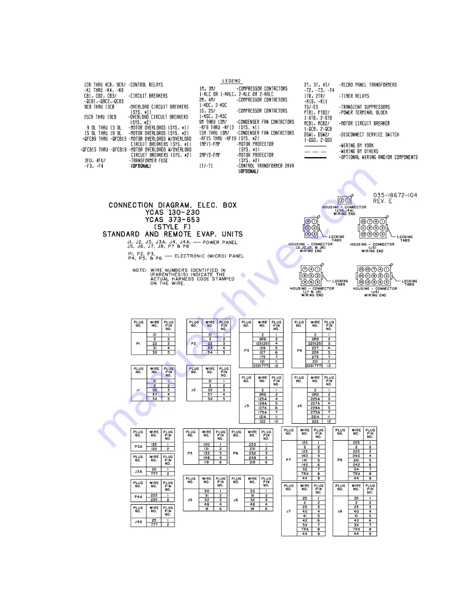 York YCAS Series Wiring Diagram Download Page 25