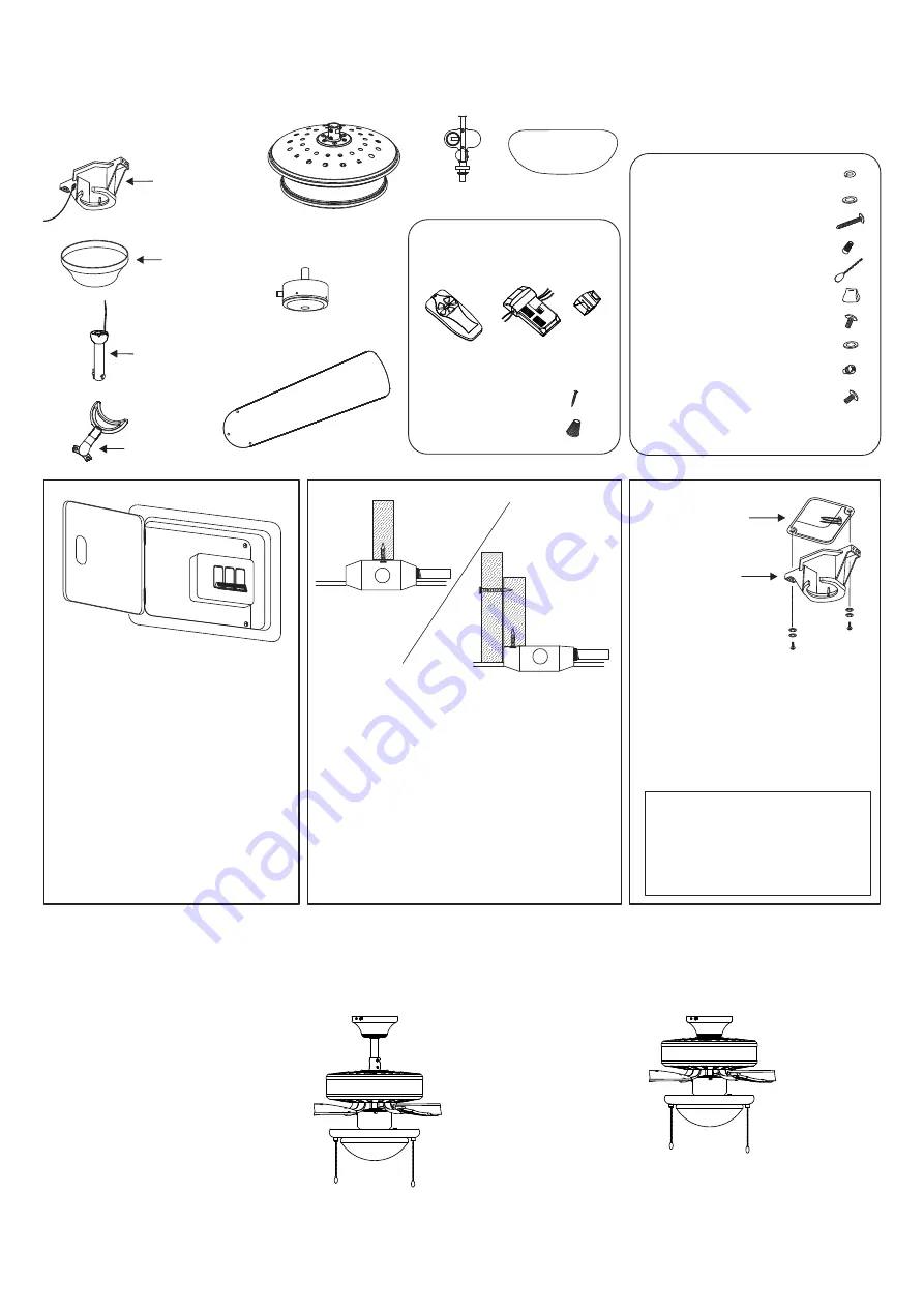 Yosemite Home Decor BARCELONA Owner'S Manual Download Page 3