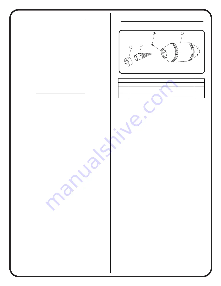 Yoshimura 221200B250 Manual Download Page 3