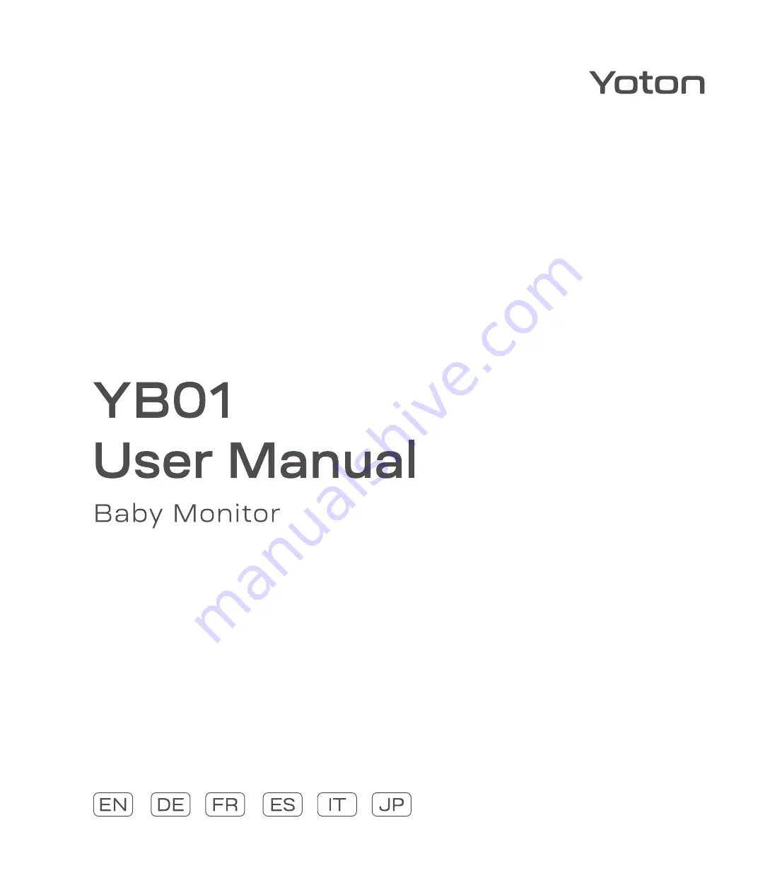 YOTON YB01 User Manual Download Page 1