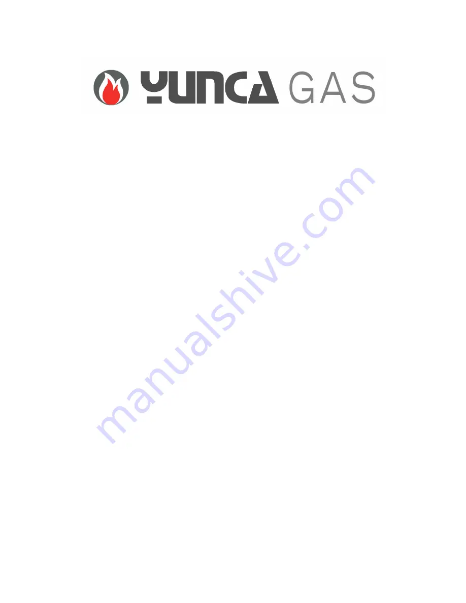 Yunca Gas PIAZZA Скачать руководство пользователя страница 1