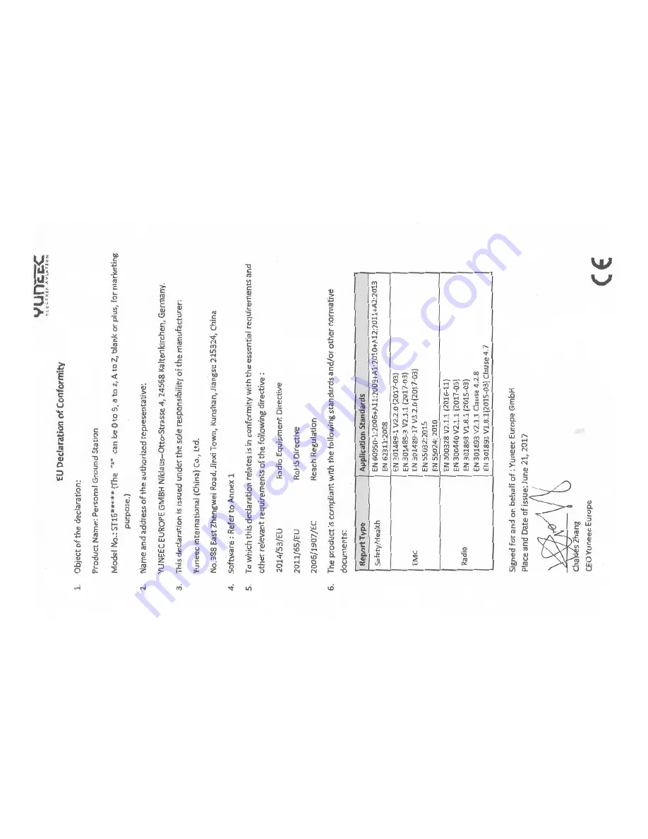 YUNEEC H520 Quick Start Manual Download Page 43