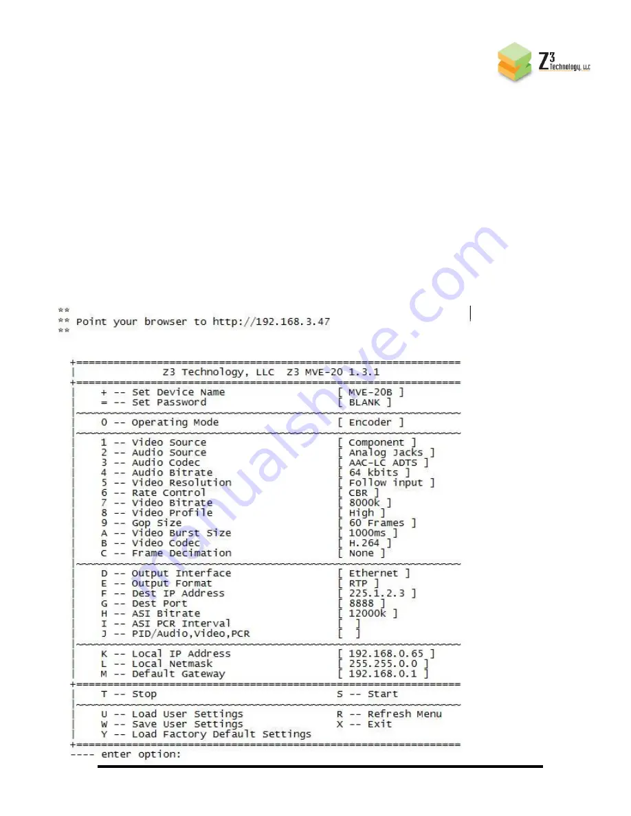 Z3 Technology Z3-MVE-20 User Manual Download Page 15