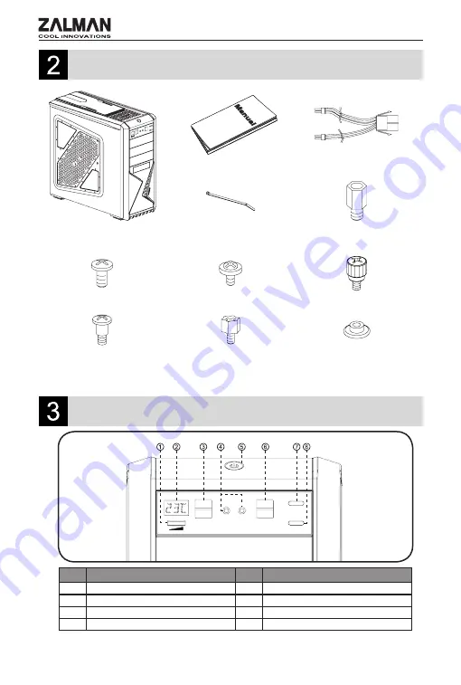 ZALMAN Z9 series Скачать руководство пользователя страница 4