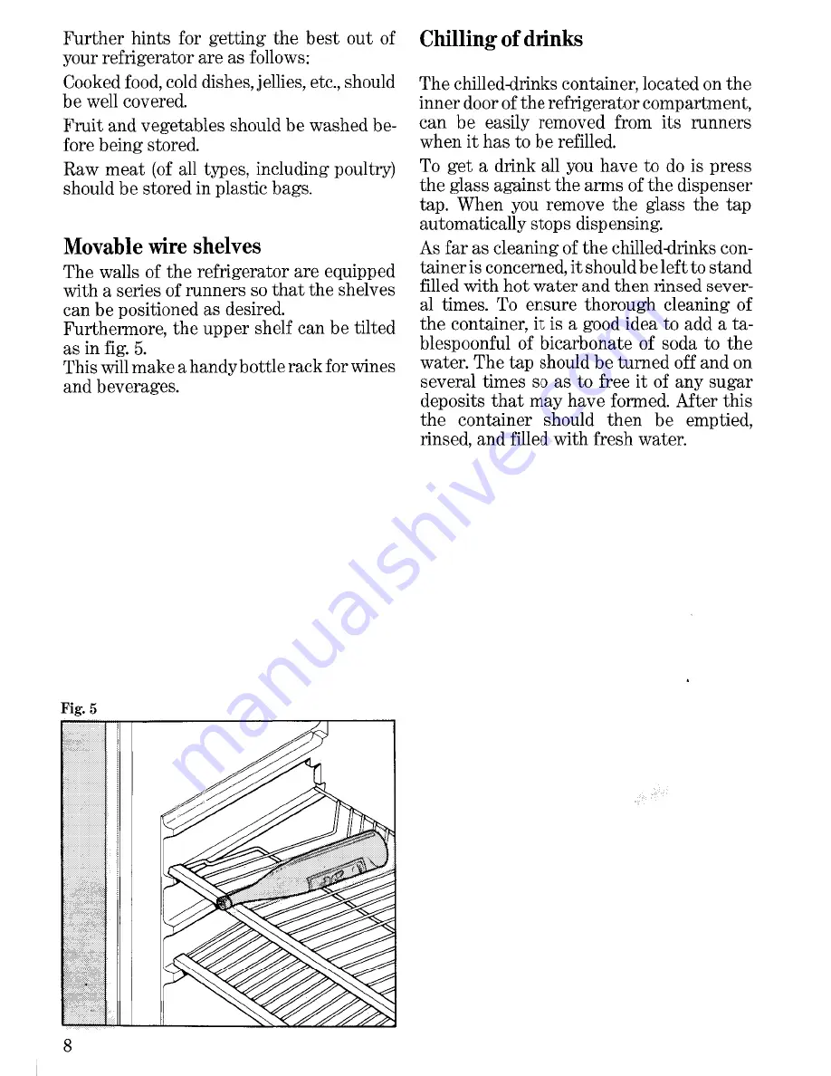 Zanussi DF 77/30 Instructions For Use Manual Download Page 8