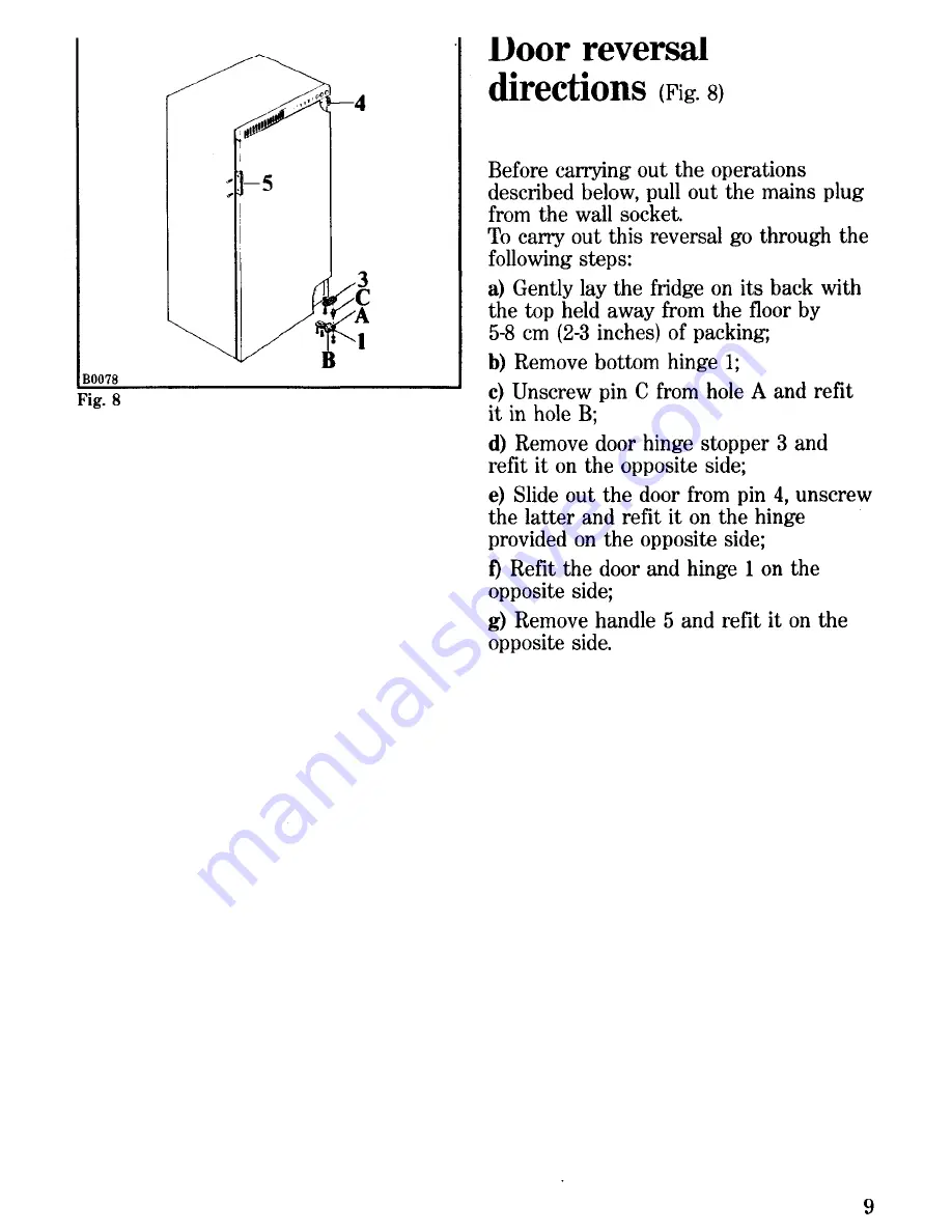 Zanussi DR 85/L Instructions For Use Manual Download Page 9