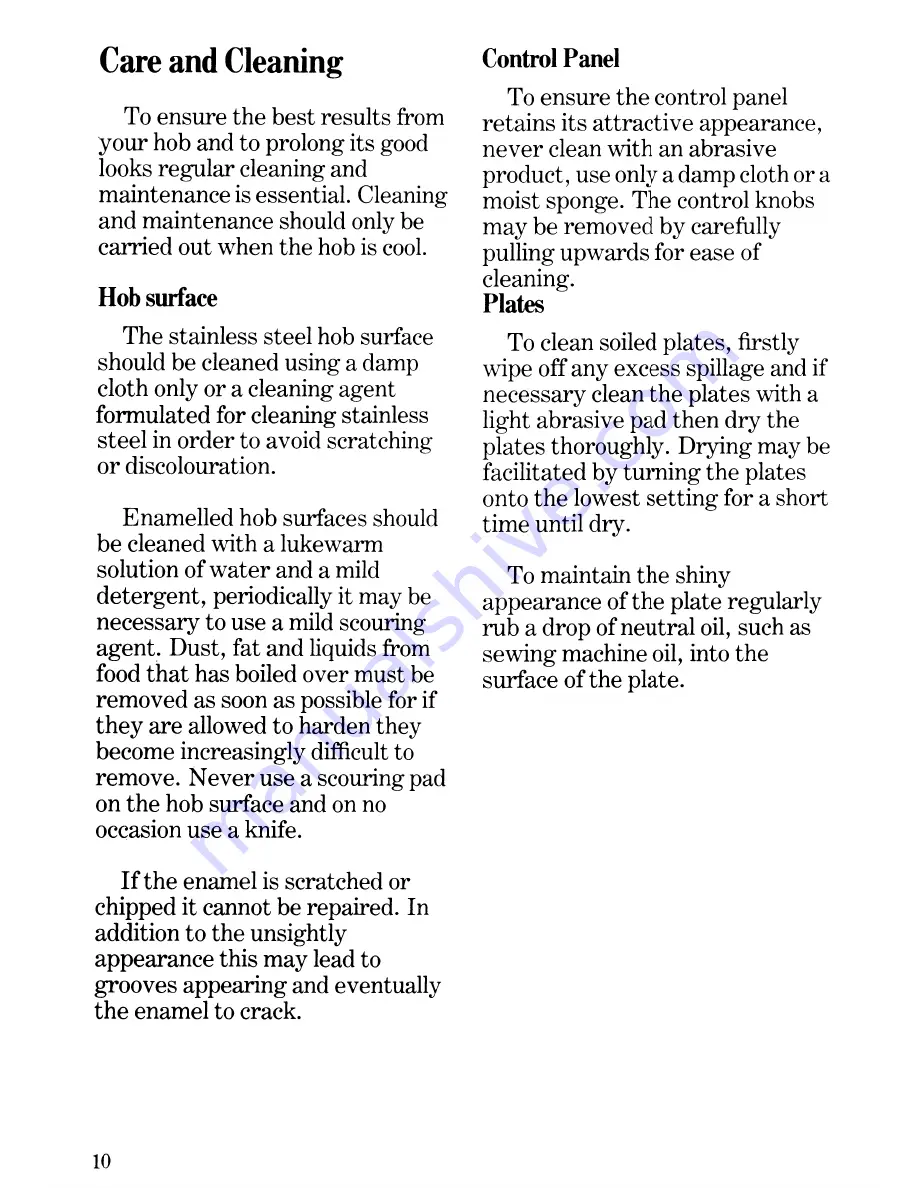 Zanussi EM65 Instructions For Use Manual Download Page 10