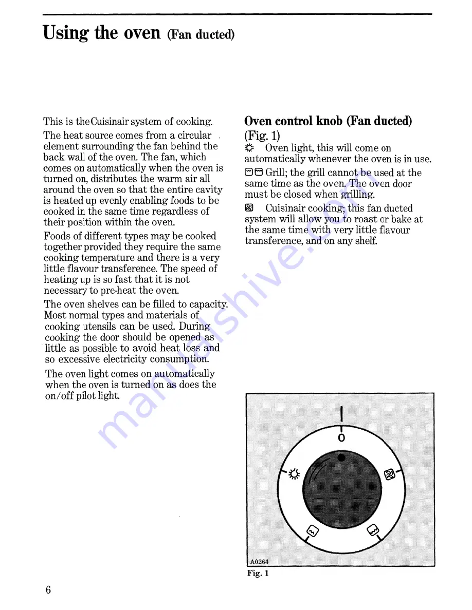 Zanussi FBI 523 A Instructions For Use And Care Manual Download Page 6