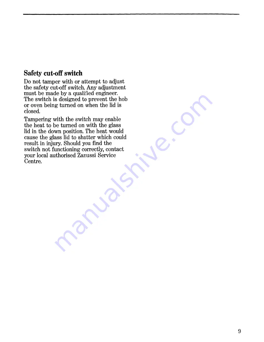 Zanussi MC 5634 Instruction Manual Download Page 9