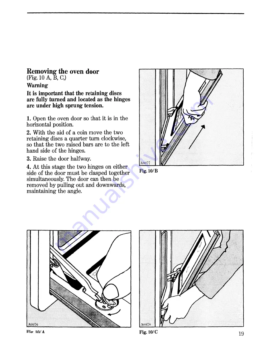 Zanussi MC 5634 Instruction Manual Download Page 19