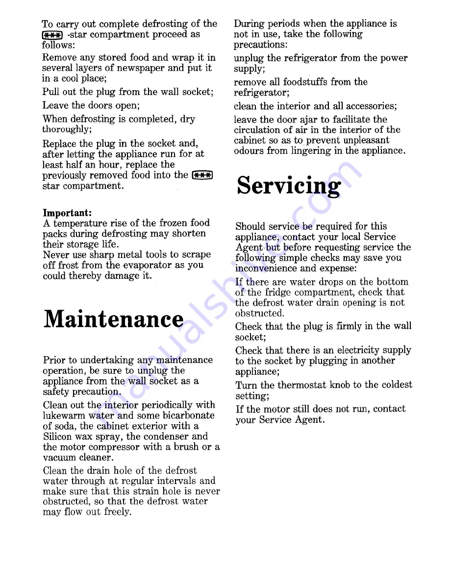 Zanussi Z1163 TR Instructions For The Use And Care Download Page 5