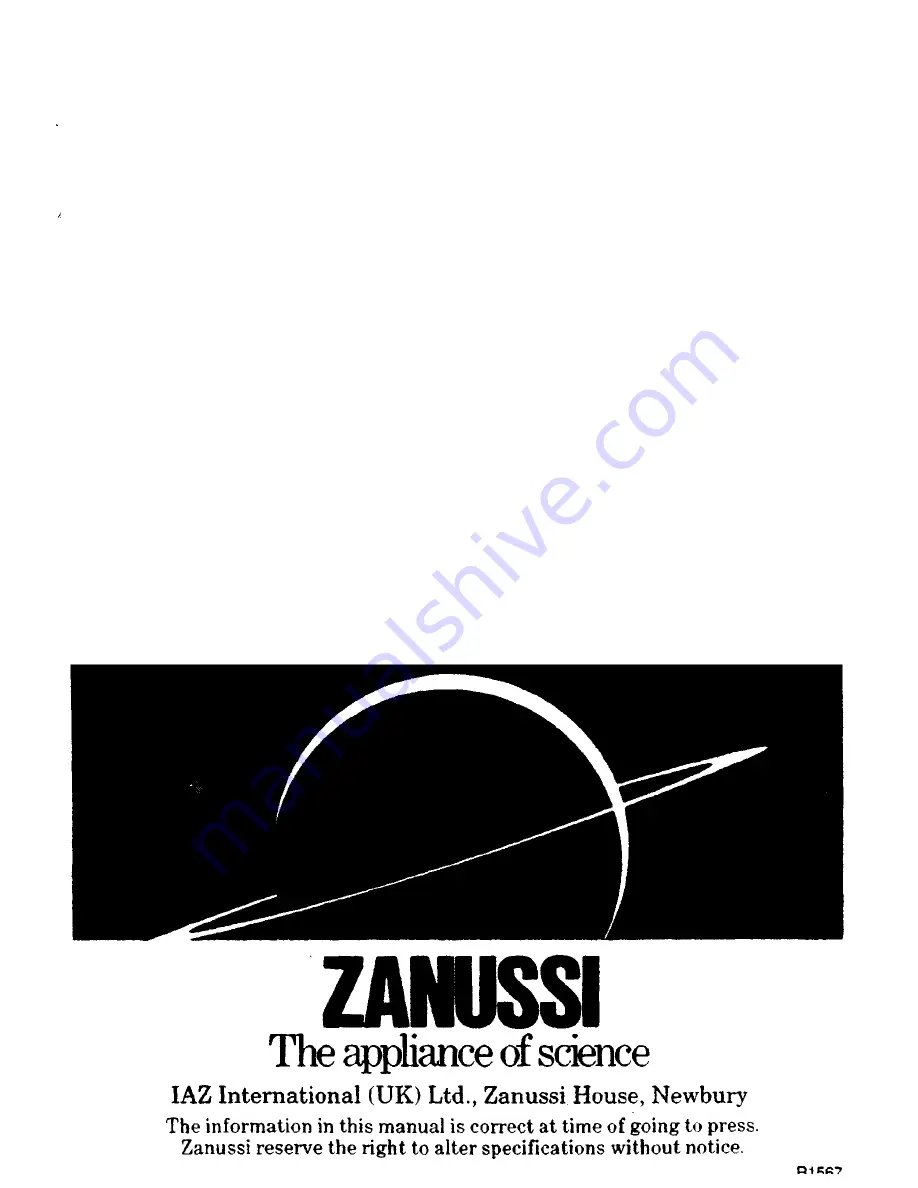 Zanussi ZF45 Instructions For The Use And Care Download Page 24