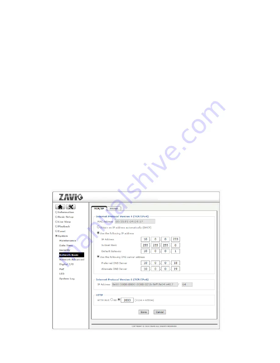 Zavig B8210 User Manual Download Page 48